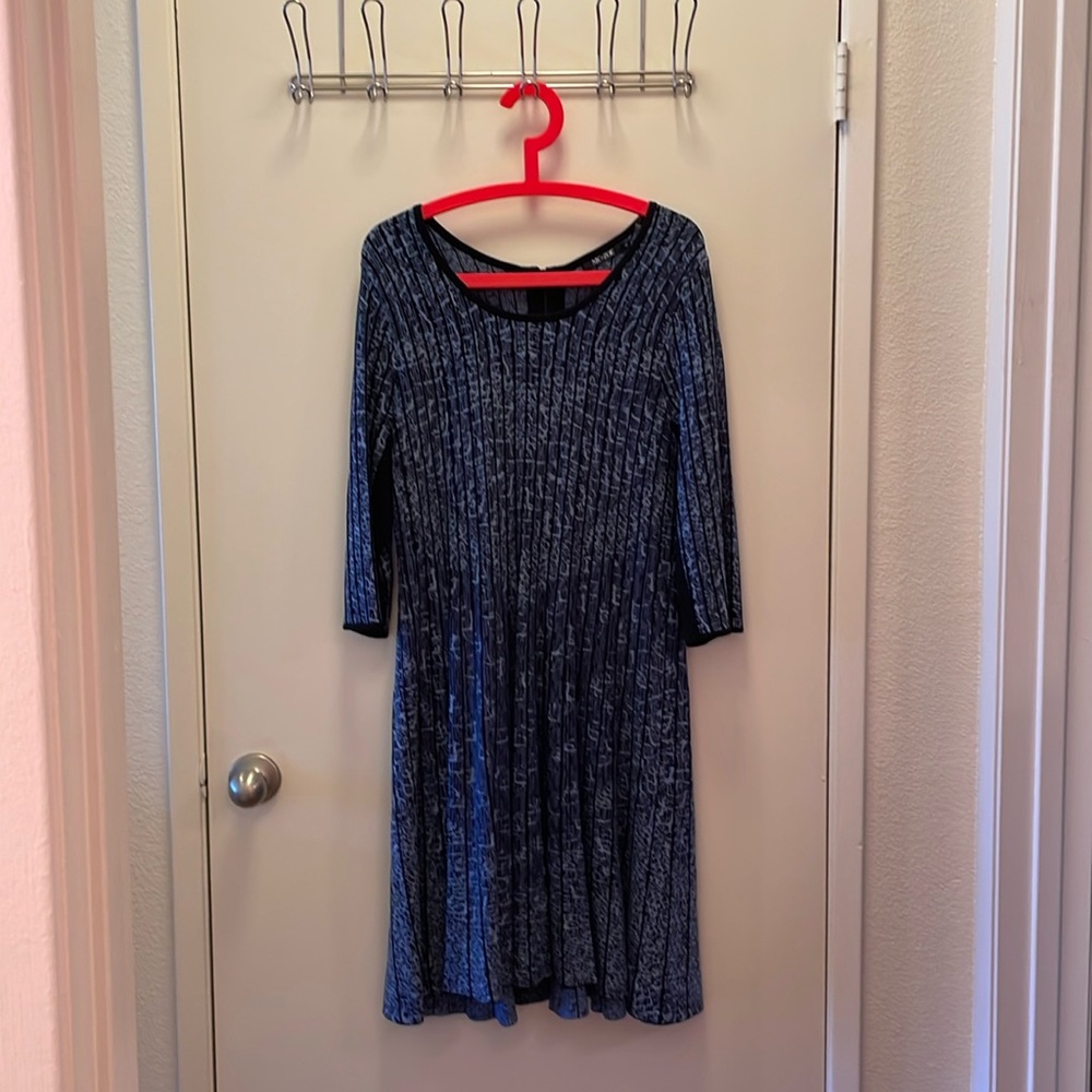 Nick and Zoe blue sweater dress